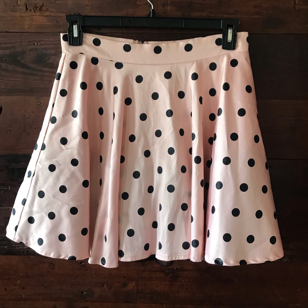 Jodi Khristopher retro polka dot skirt